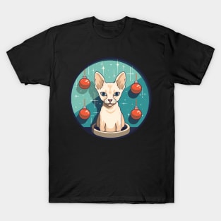 Devon Rex Cat Xmas Ornament, Love Cats T-Shirt